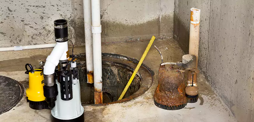 Installing Sump Pump in Finished Basement in Woonsocket, RI