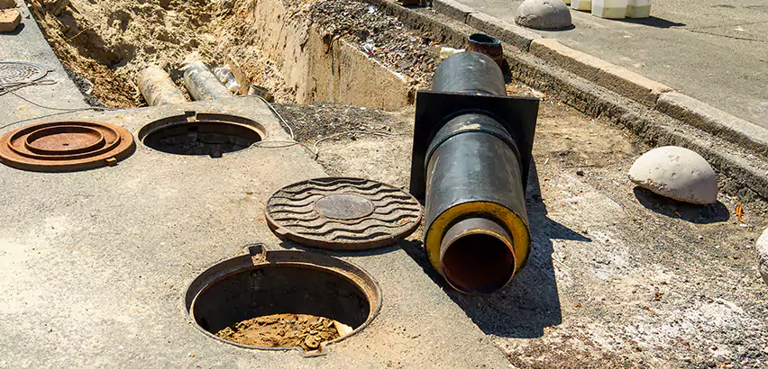 Lateral Sewer Line Replacement in Woonsocket